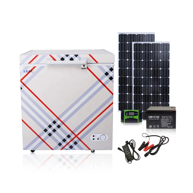 Solar Mini Freezer Car Fridge DC12V/24V Solar Powered Deep Freezer