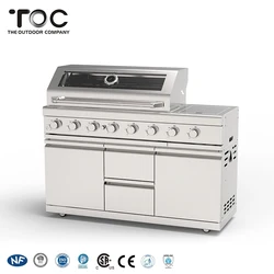 Outdoor Backyard Camping Family Party Trolley Barbecue Grill Smokeless Bbq Grill