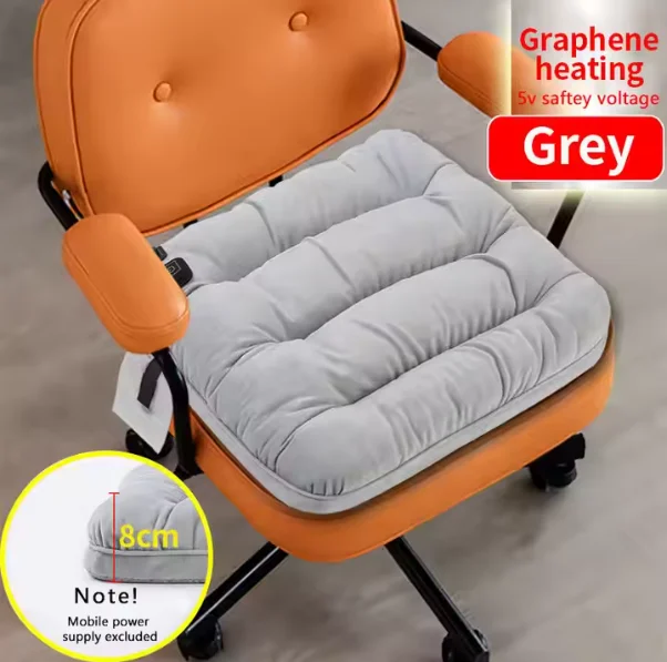 Newly designed USB Velvet Heated Seat pad Heated Car Seat cover Heated seat pad with three warmth levels