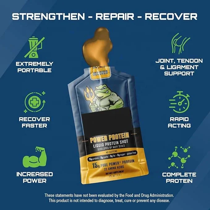 Post Workout 22 Amino Acids Concentrated Complete Hydrolyzed oral liquid collagen Protein Shots