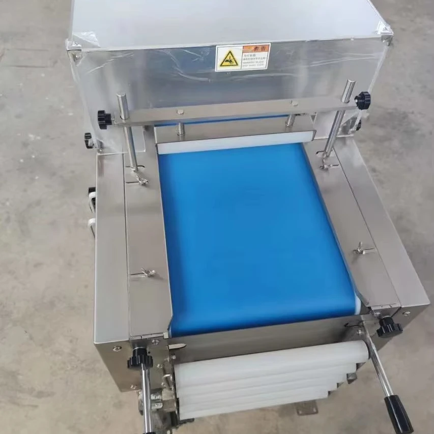 Automatic small dried fruit cookie dough cutting frozen hard cookie dough cutter slicer machine