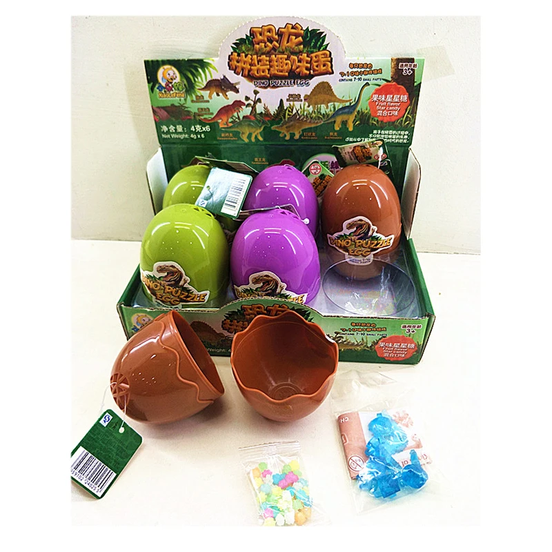 
Educational Puzzle Dinosaur Surprise Egg Toy Candy 