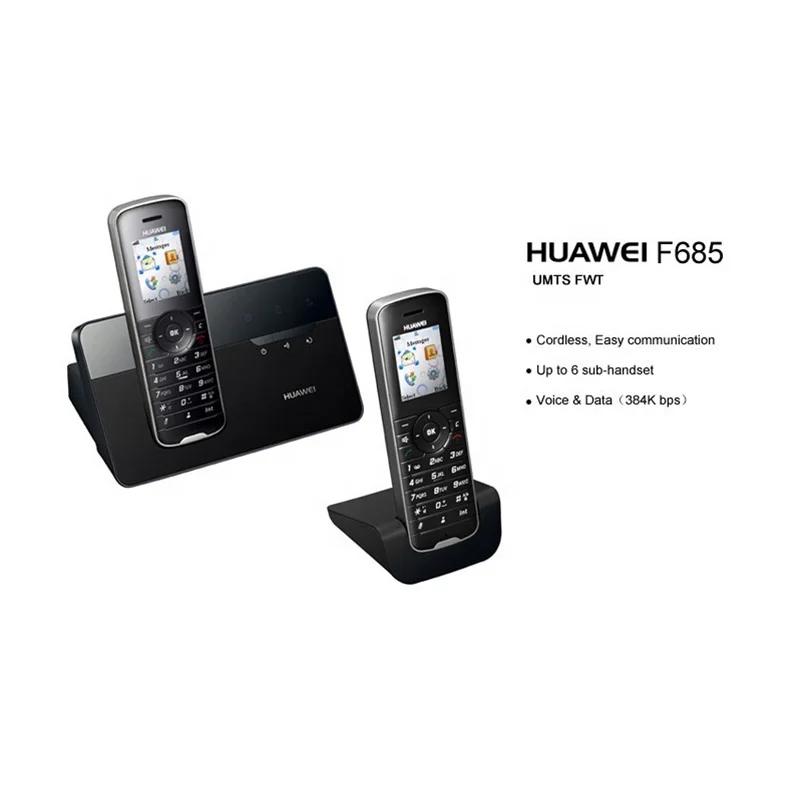 Huawei F685 UTMS/WCDMA 900/2100Mhz Fixed Wireless Terminal and DECT Phone Cordless Telephones office phone home phone hotel