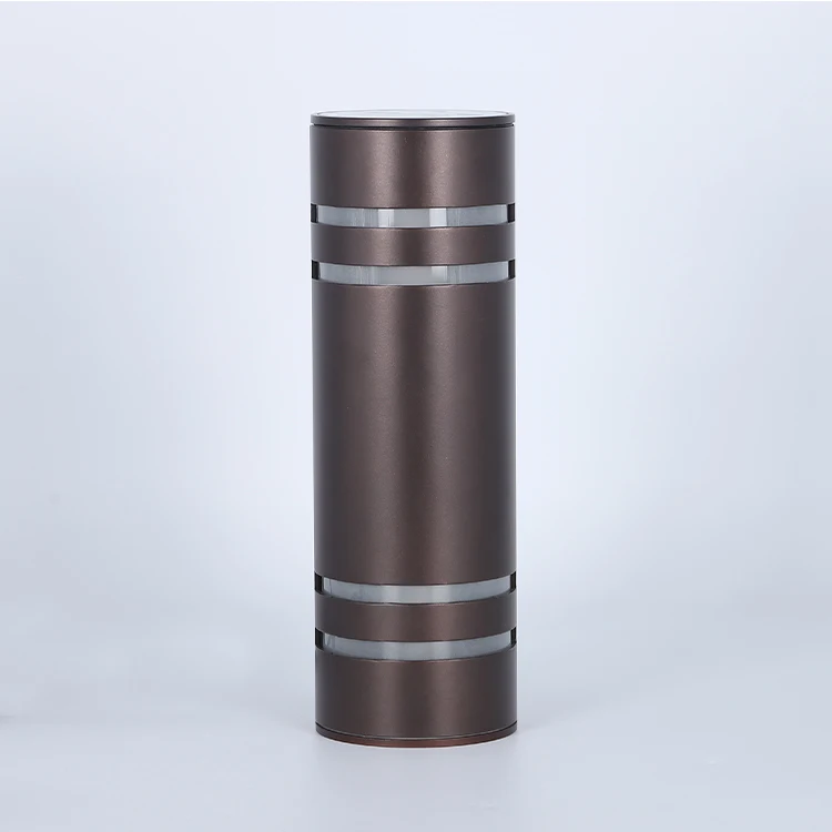 cylinder outdoor wall light led metal black lighting outdoor wall mounted lamp