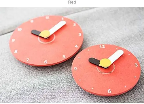 2023 New Design Fashion Nordic Mdf Wood Green Wall Clock Custom Logo Brief Wooden Round Simple Small Clock