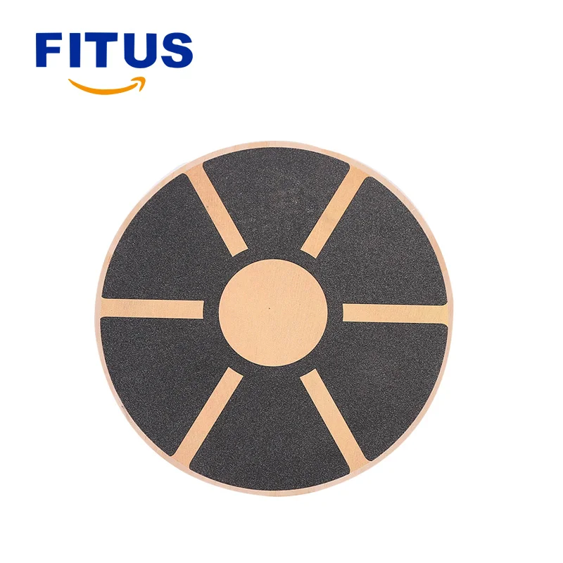 
FITUS Wood Balance Board Waist Twister Exercise Magnetic Therapy Twisting Disc Figure Trimmer 