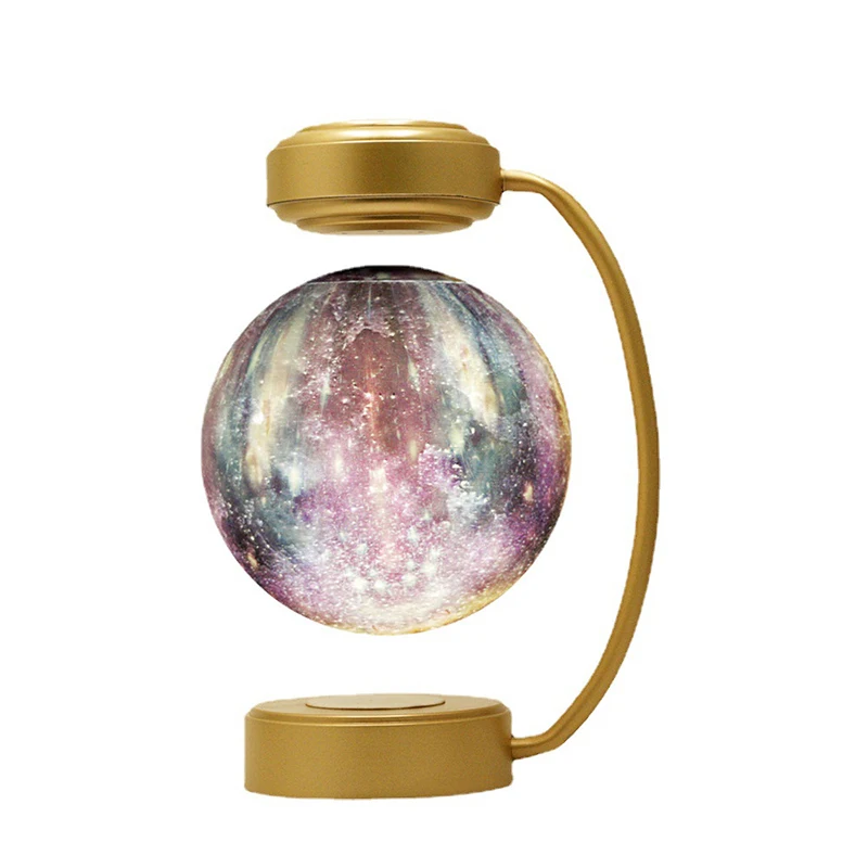 Suspended celestial sphere Lunar lifting table light sensor 3D printed night light birthday gifts