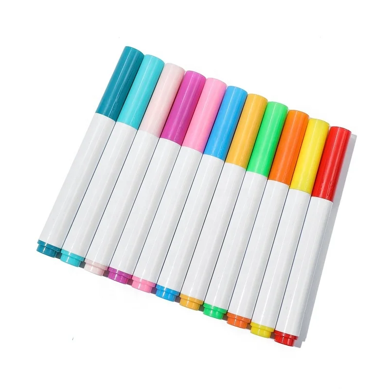 Deli Colored Acrylic Markers Graffiti Marker Acrylic Paint Pens for Metal  Painting Glass Canvas DIY Card Art Supplies