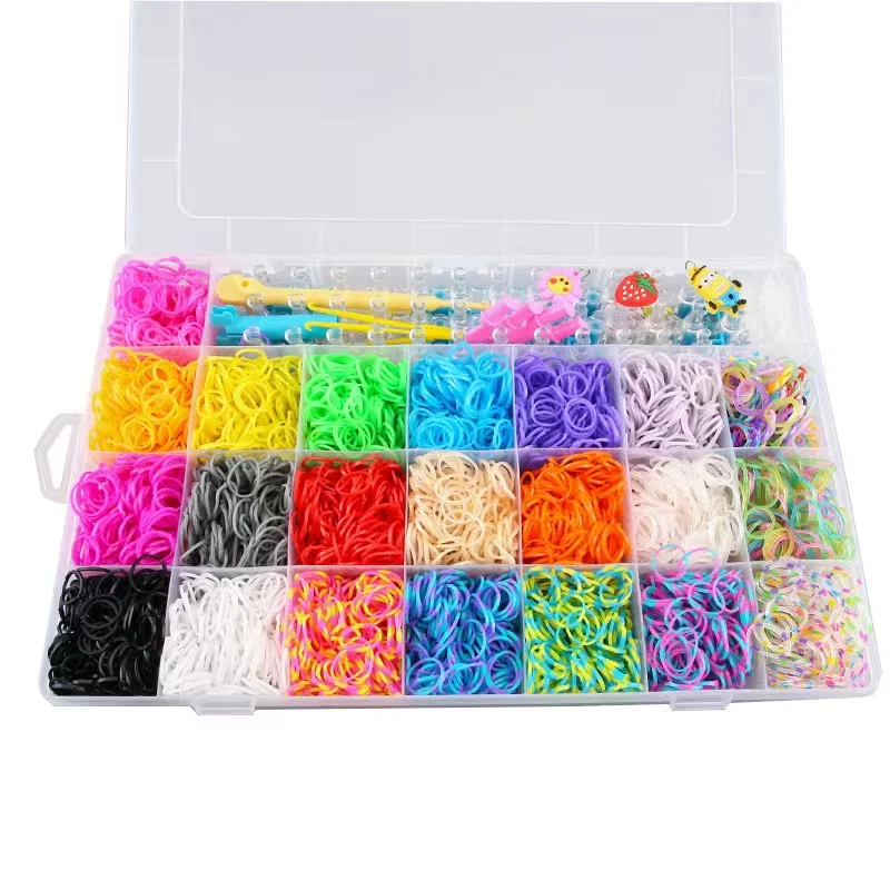 Professional Custom OEM ODM Service Customized Colorful Loom Rubber Band