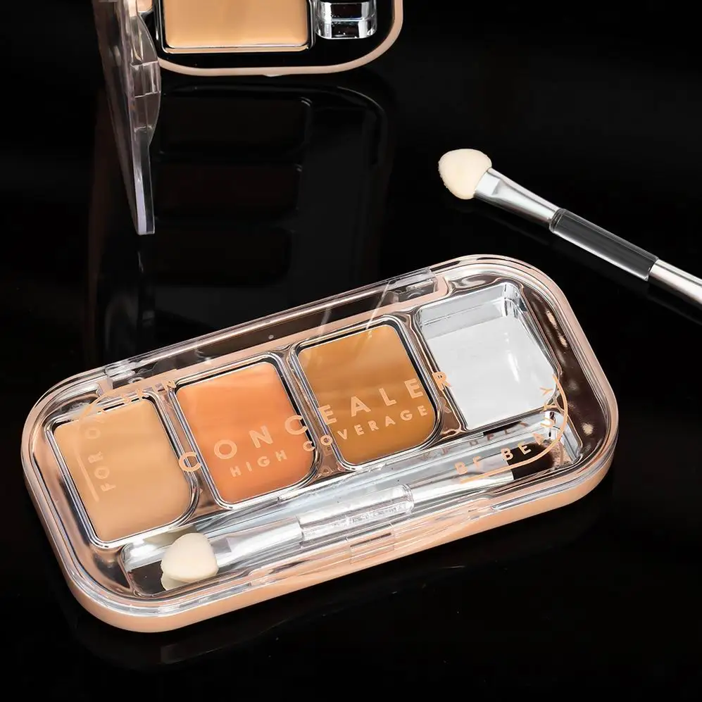 Moisturizer Soft Lightweight Rose Body Concealer Cream Palette Waterproof Sweatproof High Coverage Cream Concealer