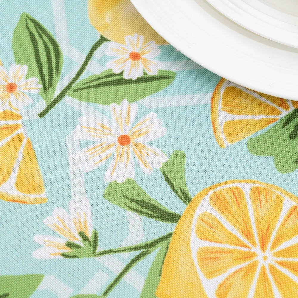 Rectangle Printed Tablecloth Vintage Flower Decorative Printed Pattern Washable Table Cloth Dinner Kitchen Home Decor