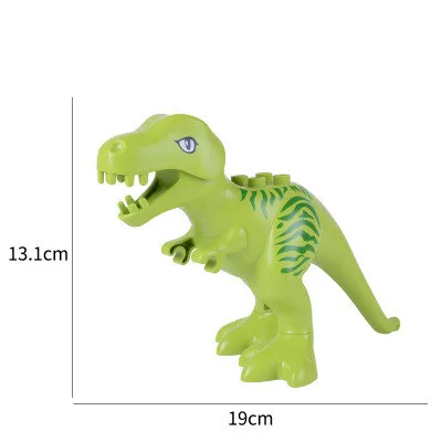 Plastic Building Block Mini Dinosaur Toys Building Brick Accessories DIY Construction Dolls Compatible with Leading Brand T-Rex