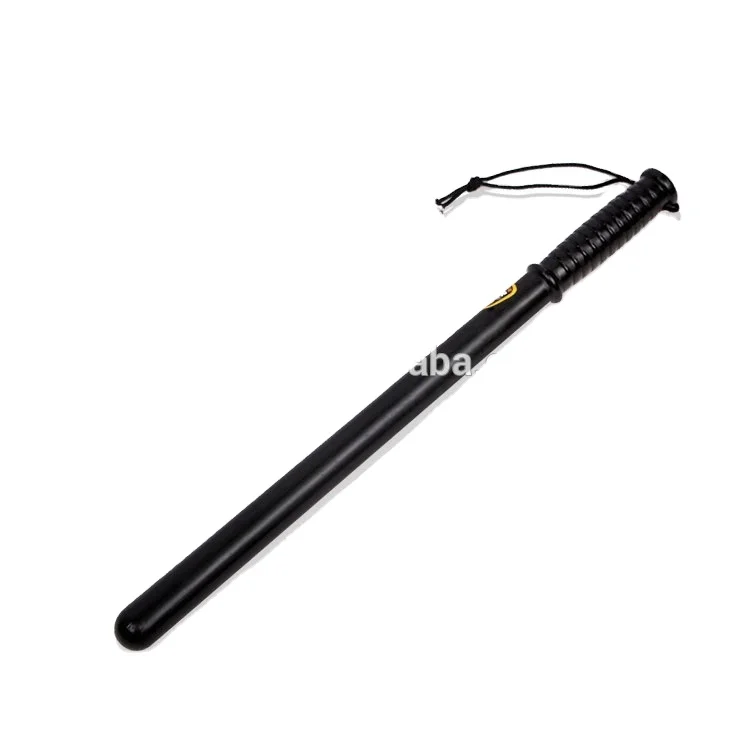 
high quality 50cm plastic police baton with string PP ABS PC tonfa baton 