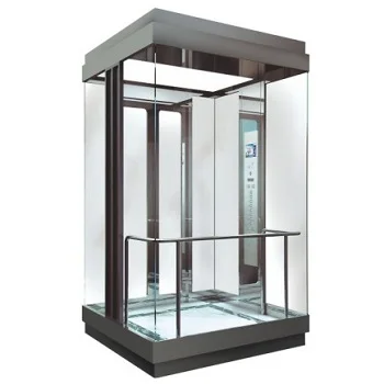 Outdoor elevator with glass elevator cabin lifts elevator