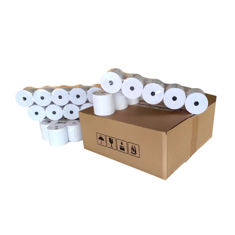 Manufacturer Wholesale Waterproof ATM POS Thermal Cash Register Paper Rolls 80*80mm
