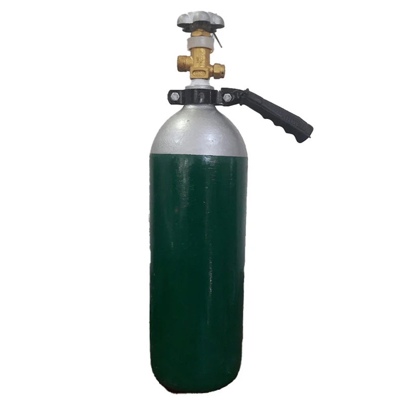 2L 1.5kg ISO7866 Soda Cylinder CO2 Bottle Aluminum Gas Cylinder For Household Commercial Soda Maker Machine Aquarium