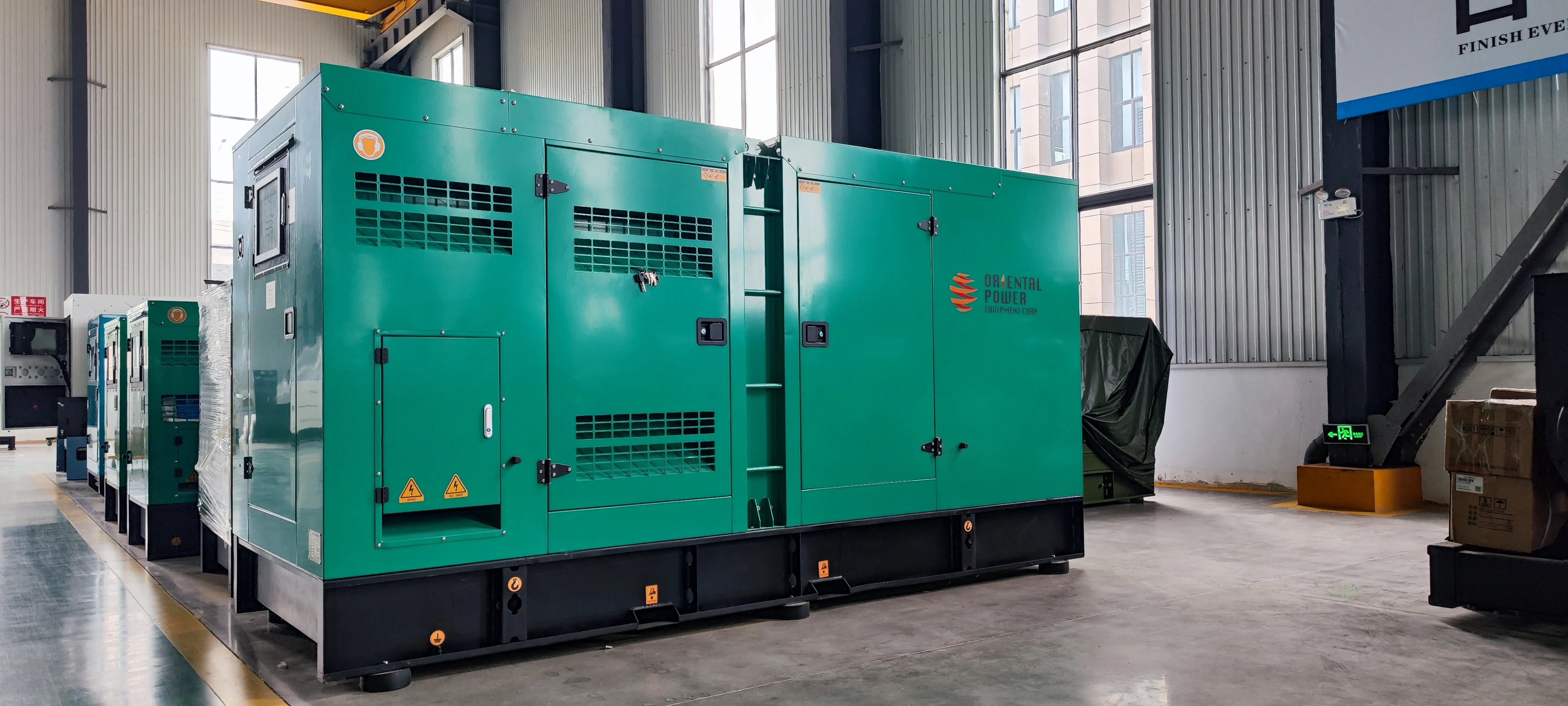 Factory Promotional Sale 120kw 150kva Three Phase 6HTAA6.5-G21 Diesel Generator 120kw Super Silent Soundproof Generator