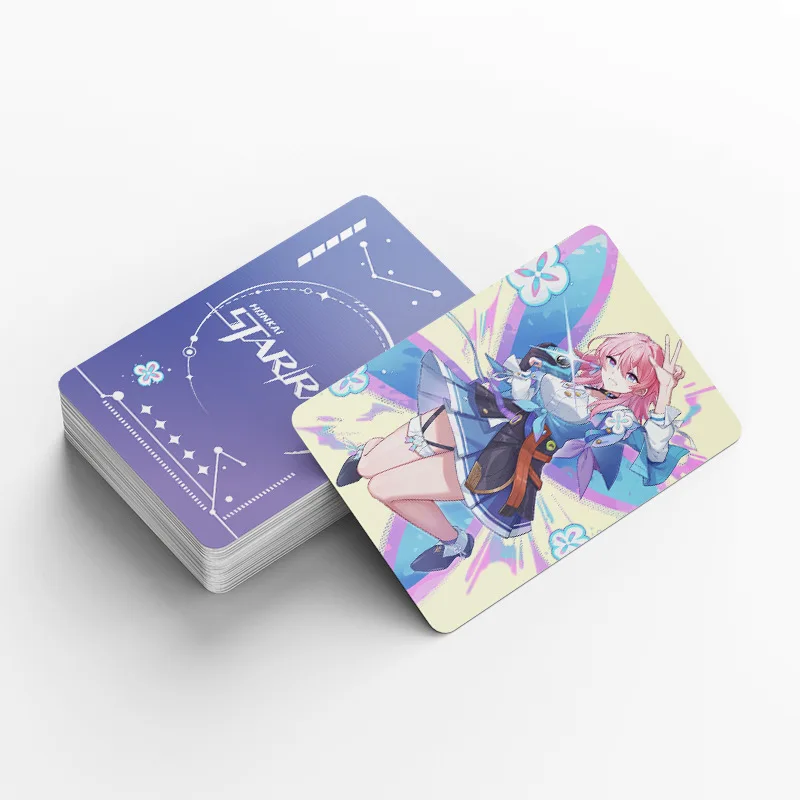 Горячая распродажа 92 шт./коробка Honkai lomo Заводская печатная красочная мультипликационная Фотокарточка и открытка для подарка