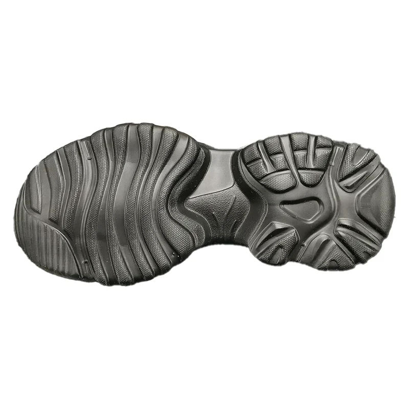 Factory customized, black casual sole Anti-slip outsole soft and wear-resistant, IP elastic material