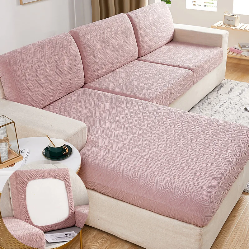 Wholesale  Polyester, Waterproof Elastic Couch Protection Sofa Cover Furniture Sofa Slipcovers Elastic For Living Room/
