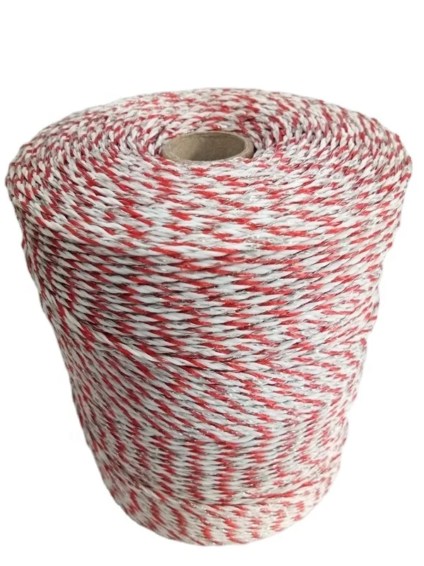 good price electric fence polywire  250M with 3 X0.15MM stainless steel