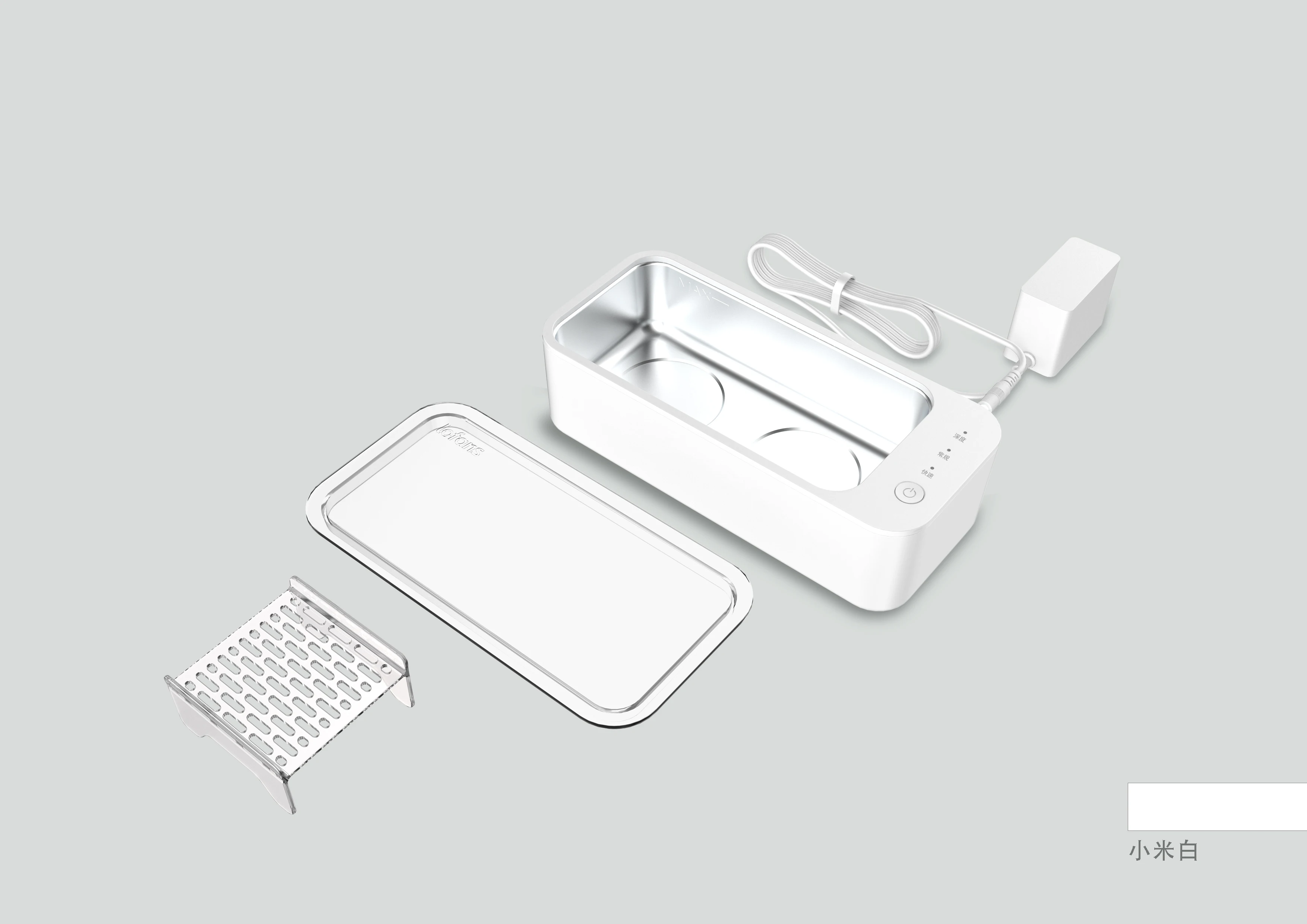 High Quality Parts Ultrasonic Cleaner 600ml Ultrasonic Cleaner for Denture Cleaning UV Ultrasonic Washing Machine