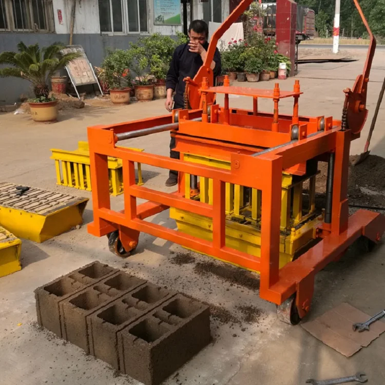QMY4-30 Designer Effective Ecological Egg Laying Mold Hallow Concrete Block Making Machine India For Sale