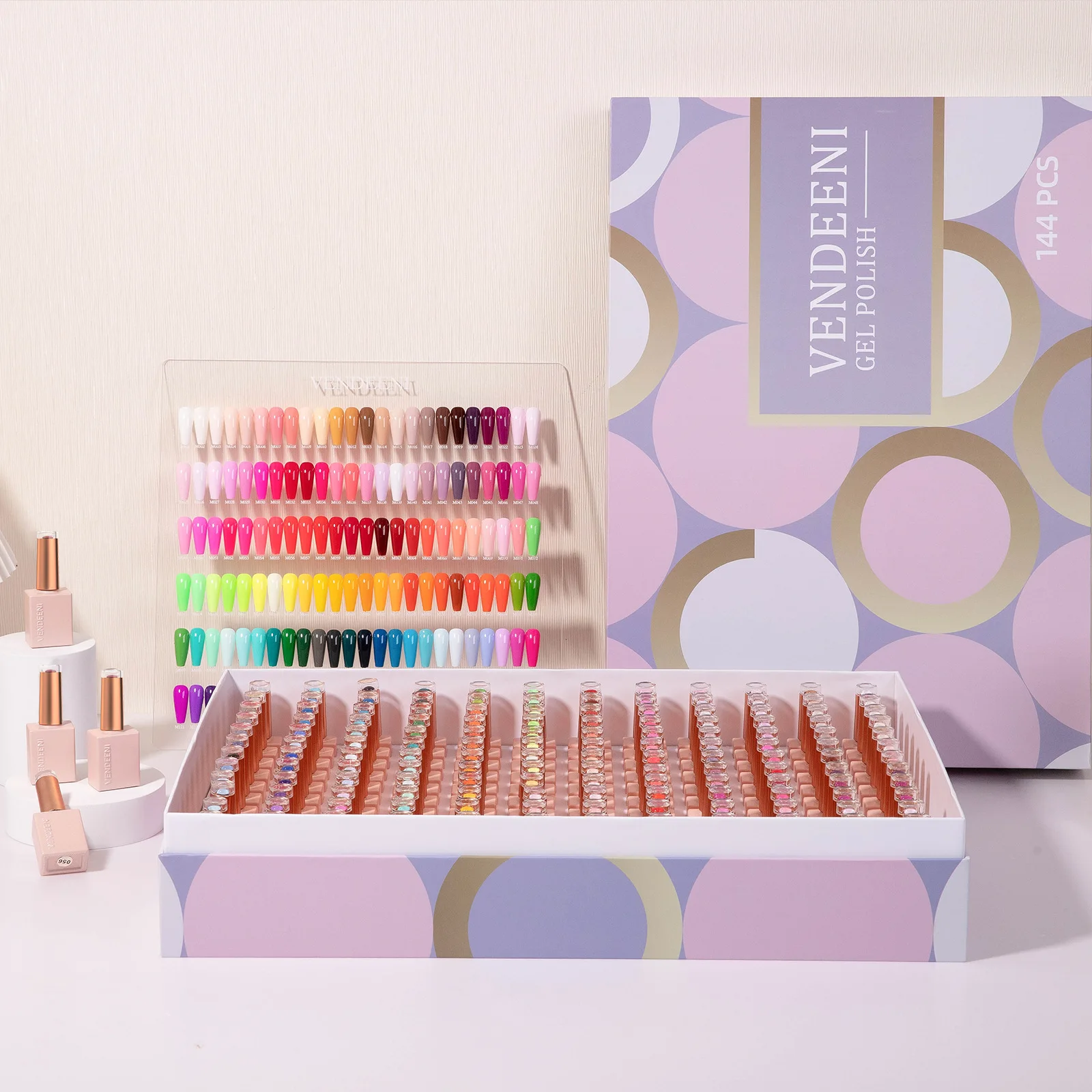 Wholesale Gel Polish Private Label Nail Polish Set Nail Art Gel Polish 144 Hot Colors Gel Nail Polish Set