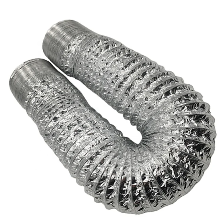 Summer Exam Classroom Custom Air Exchanger Pipe Telescopic aluminum foil duct