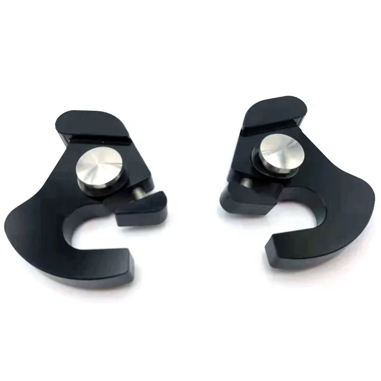 Harley Motorcycle Aluminium Alloy Chromium Plated CNC Machined Detachable Rotary Bar Luggage Latch Kits