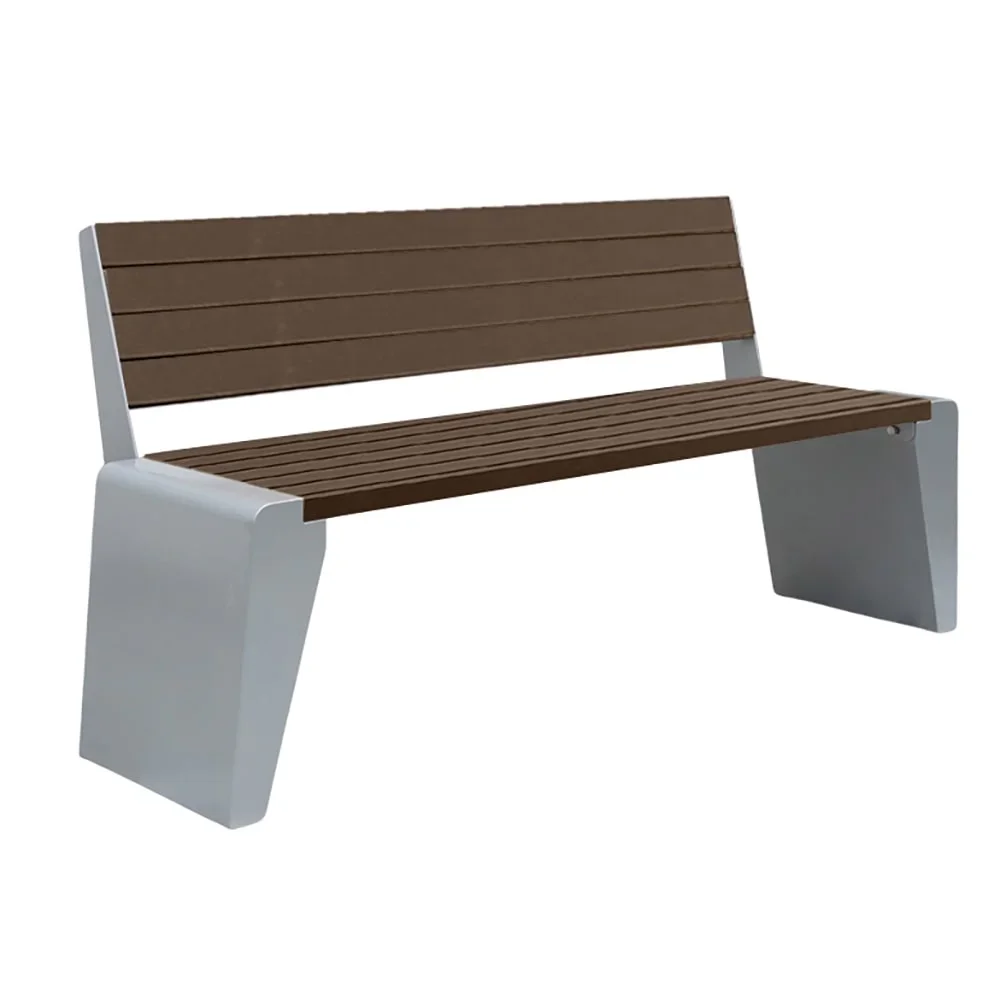 outdoor furniture 3 seater wpc wood bench seat outside park street bench chair out door garden acacia wood bench seating