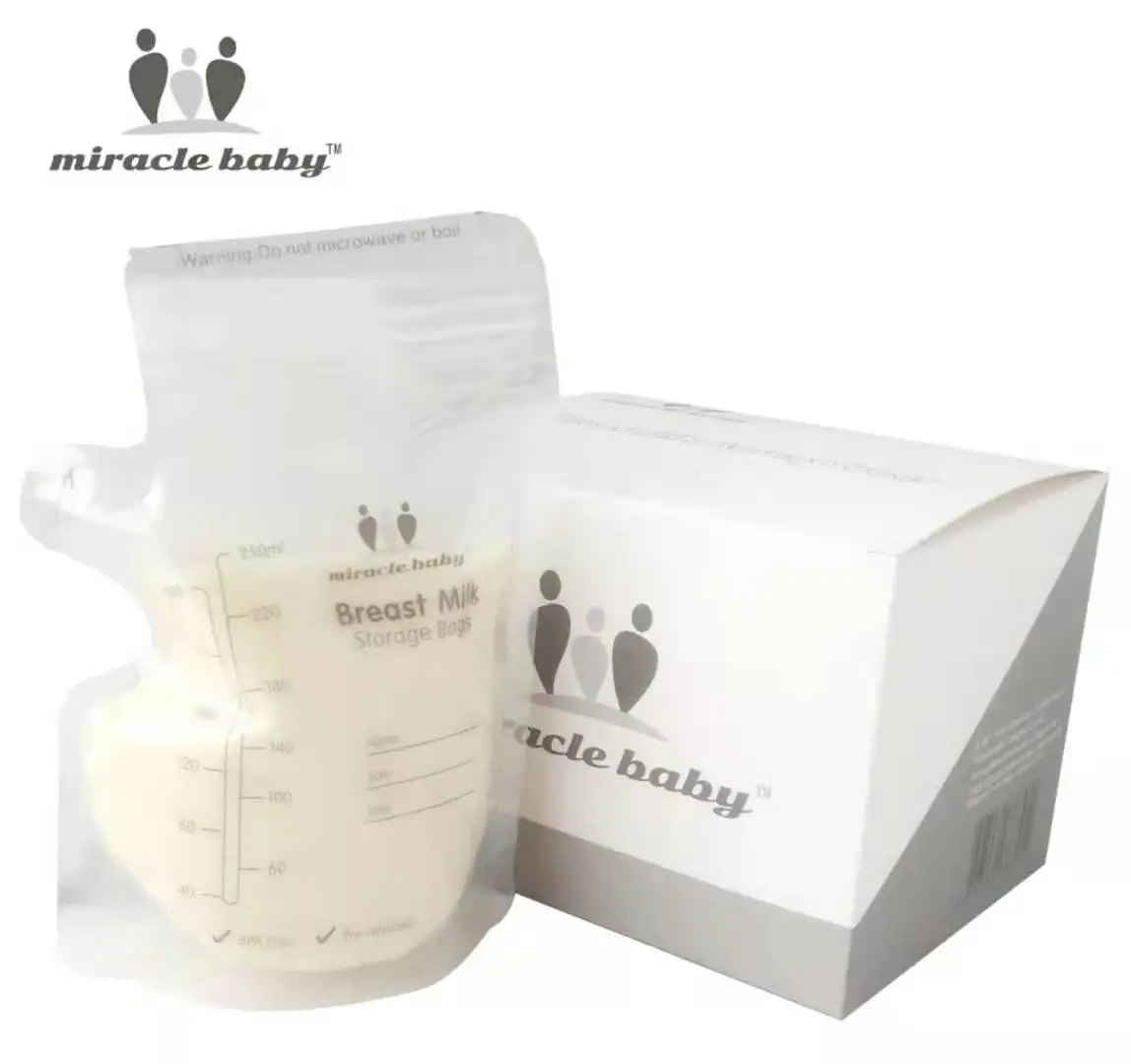 Factory direct sale disposable breast milk bag double bone sealed milk storage bag aseptic storage bag customization