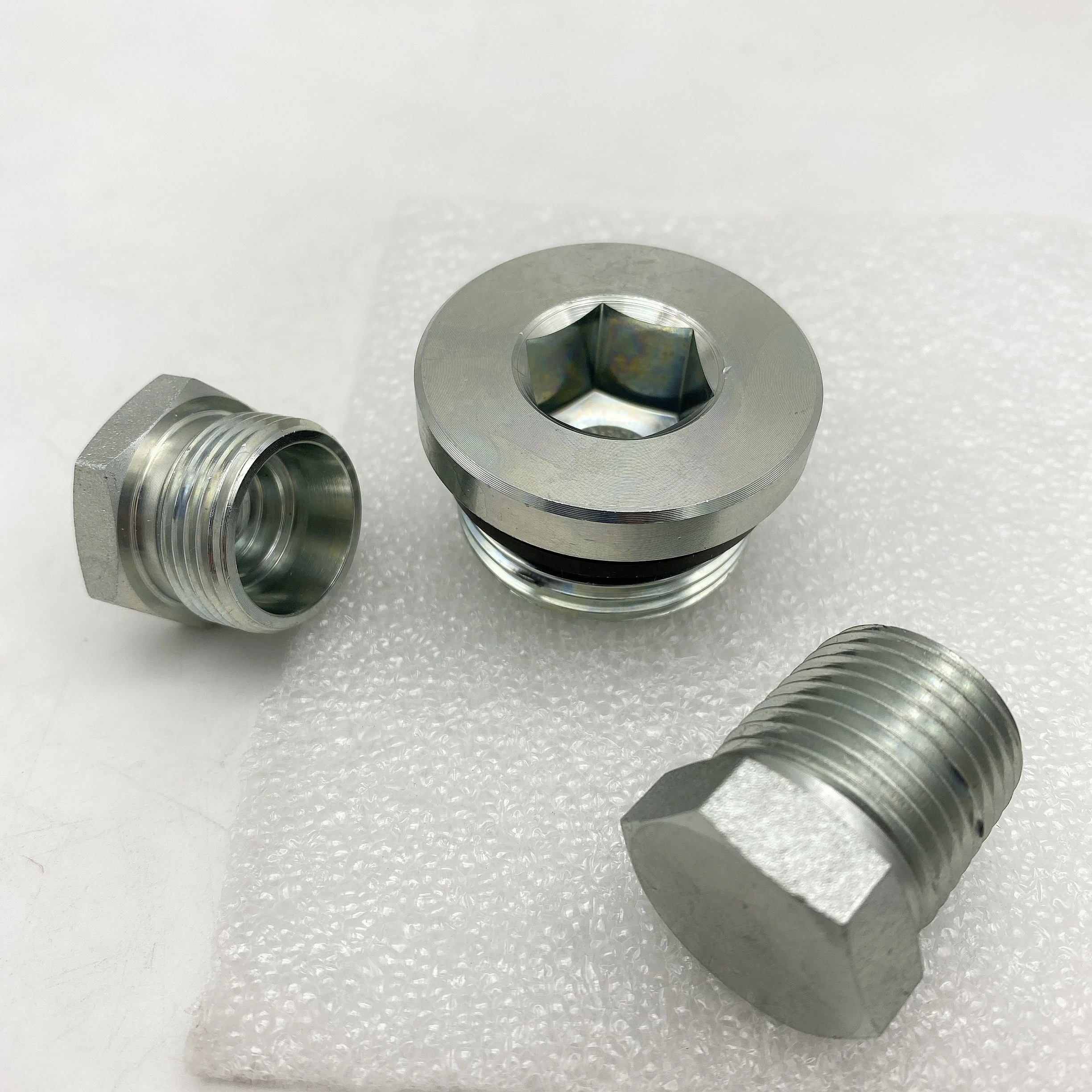 High Quality ORFS O-ring Male Hexagon Plug Hydraulic Hose and Fittings NPT Threaded Hex Hydraulic Hose Plug