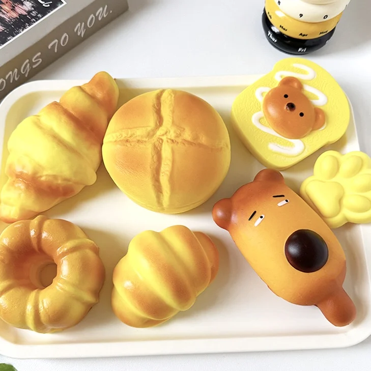 High quality squeeze toys Hot sell stress relief toys Food shape soft toys wholesale china