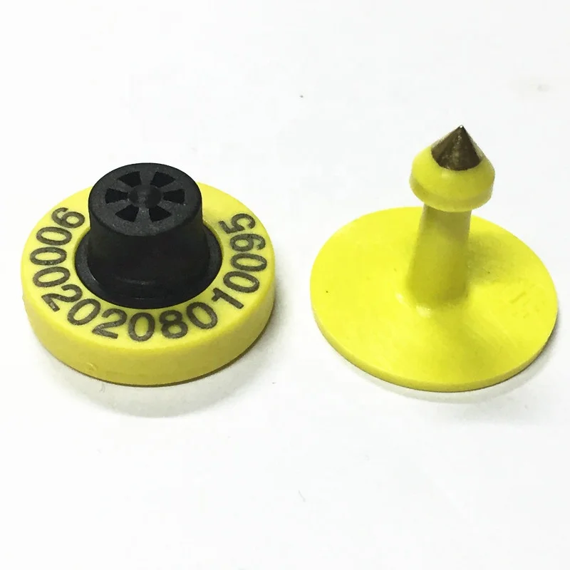 RFID animal ear tag 135.6 KHZ ISO11784/11785  pig ear tag