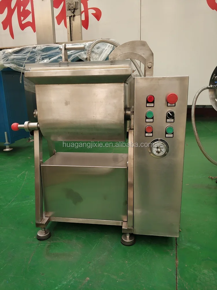 Food Processor Stainless Cheap Tilting Chard 20L 50L 100L Vavuum Meat Mixer