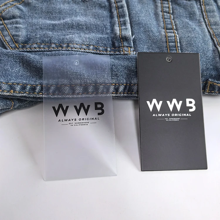 Custom fashion style paper pvc clothing hang tags,Garment tags with logo printing,wholesale hangtags hang tag