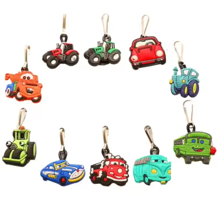 Cheap Soft PVC Plastic 2D car automobile bus motorcycle vehicle figurine