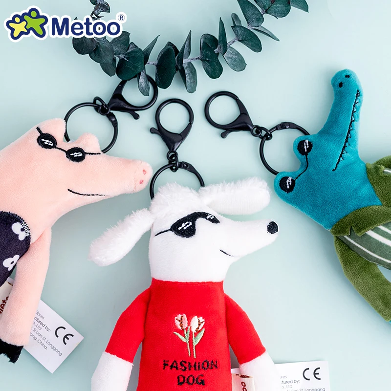 Оптовая продажа игрушек Metoo брелок для ключей из плюша на заказ миниатюрная милая игрушка мягкий плюшевый
