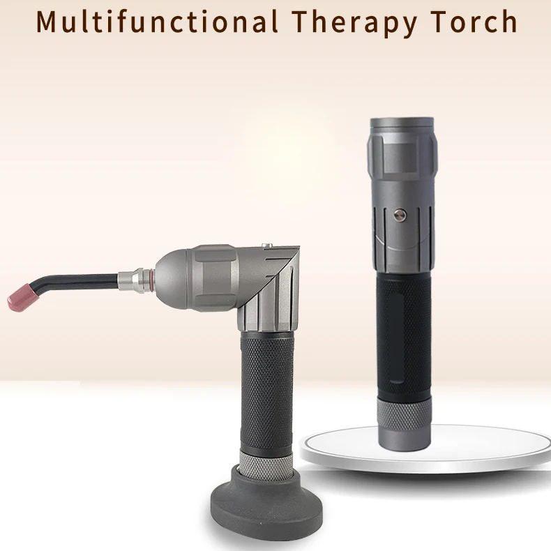 Professional custom multifunction therapy torch pain relief 3-in-1 portablere chargeable red infrared light therapy torch