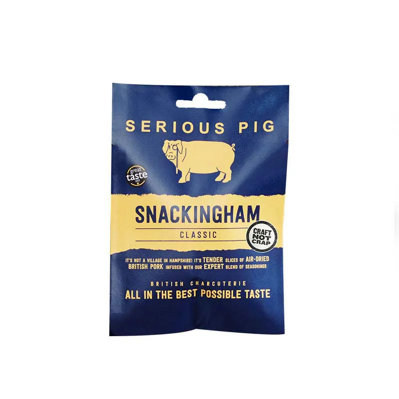 Laminated plastic bags for beef jerky packaging