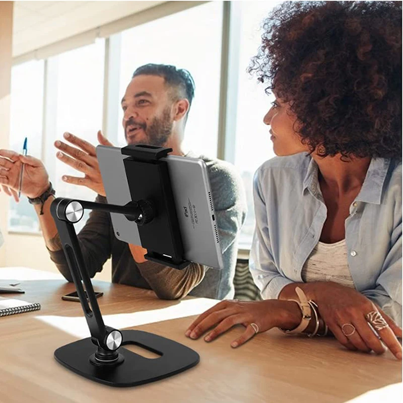 New Design Portable Adjustable Mobile Phone Standing Bracket Table Metal Stand 270-degree Rotation Aluminum