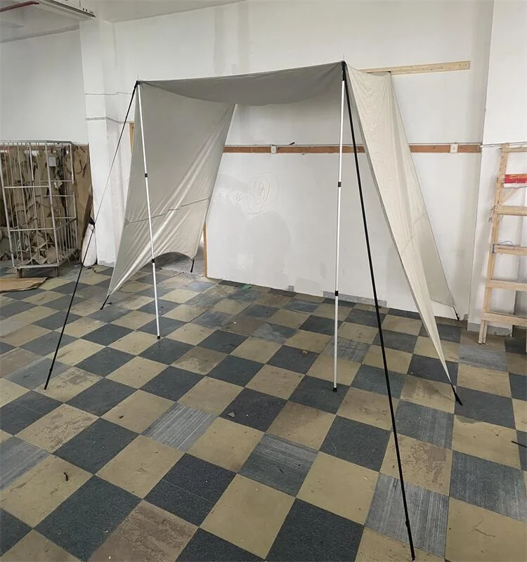 89008#Caravan Tarp Teramo UPF 50+ Sun Canopy with 5000mm Awning Side Walls & Standing Poles Motorhome RV Parts & Accessories