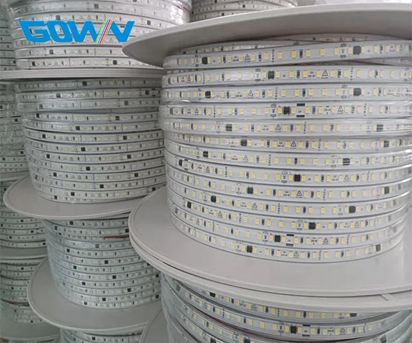 110V/220V 10mm PCB SMD 2835 120leds/m Double Circuit wireless led strip light for Landscape, Commercial, Residential Application