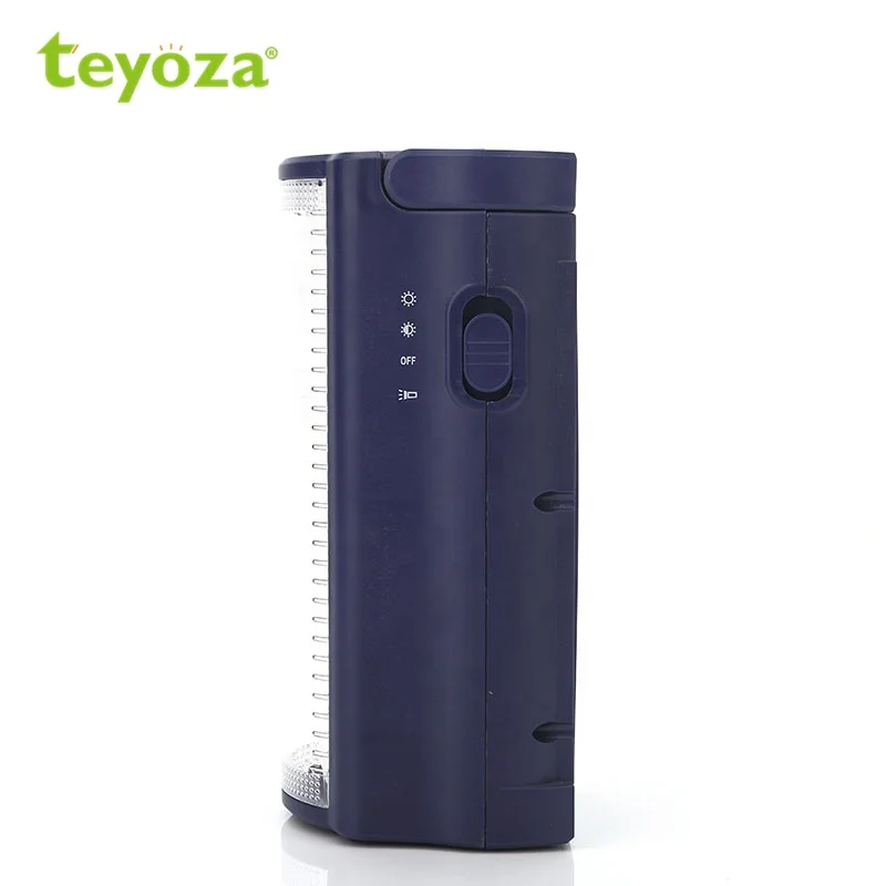 teyoza rechargeable solar camping light portable emergency lighting system with led bulbs and solar panel