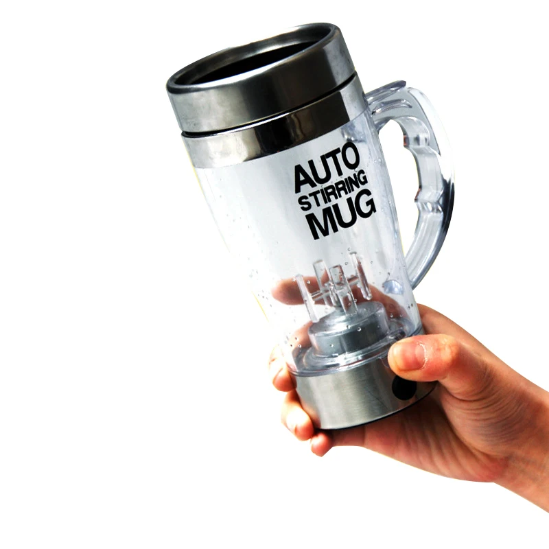 Wholesale New Design Clear Portable Water Bottle Coffee Mug Travel Mug Outdoor For Adults AUTO Mixer