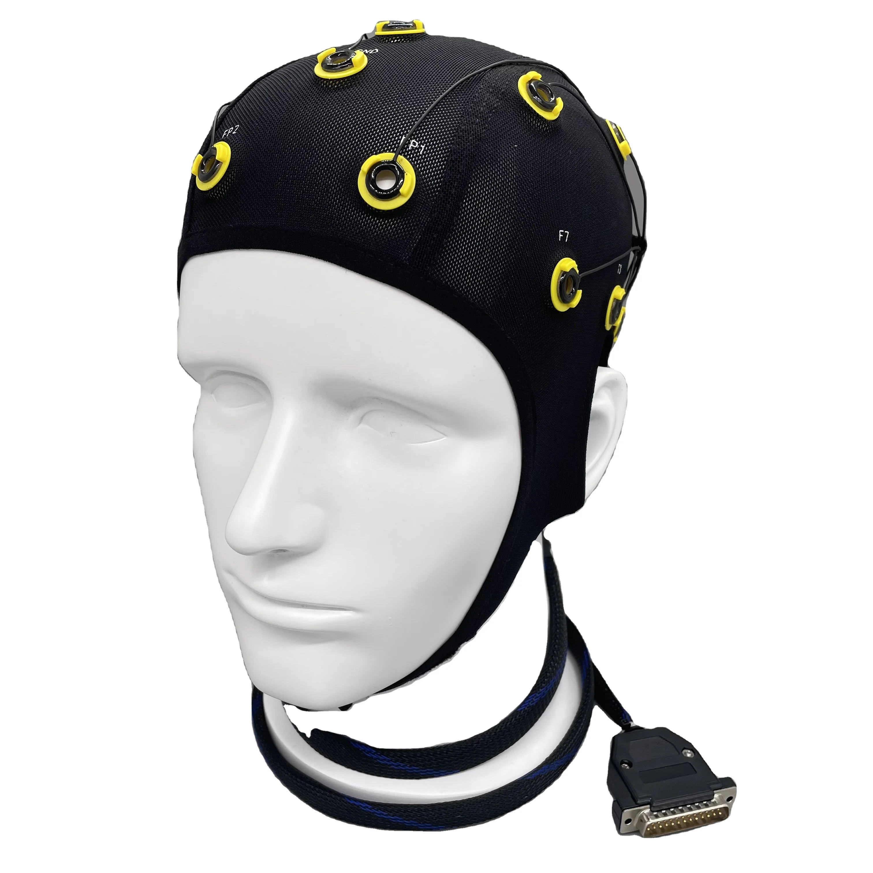Pediatric adult infant neurofeedback electrodes for eeg head cap eeg cap with electrode