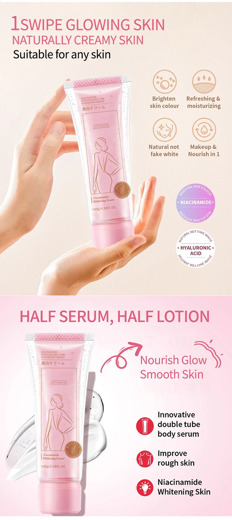 1kg set pink papaya ladies whole beauty tumeric bleaching korean care bulk coconut scented black skin body whitening lotion