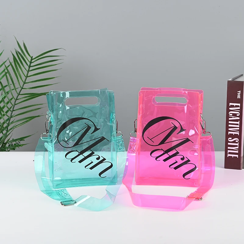 New Designer Mini Purse Custom Kids Tote Handbags Ladies Casual Novelty Small Plastic Hand Shopping Bag die cut handle carrier