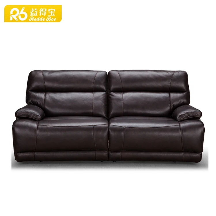 Wholesale Italy full grain leather reclining sofa mobile home furniture R1624
